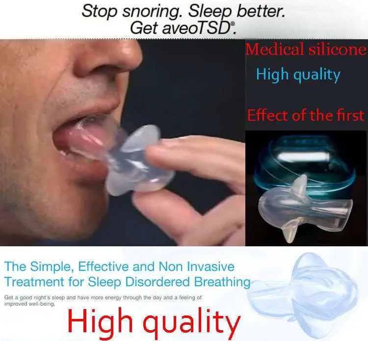2015 AveoTSD Mouth Anti Snoring Device Snore Stopper Sleep ...