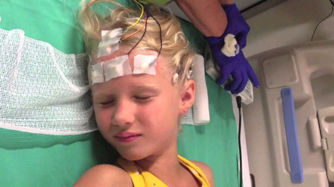 Ambulatory EEG setup at Nemours Childrens Hospital