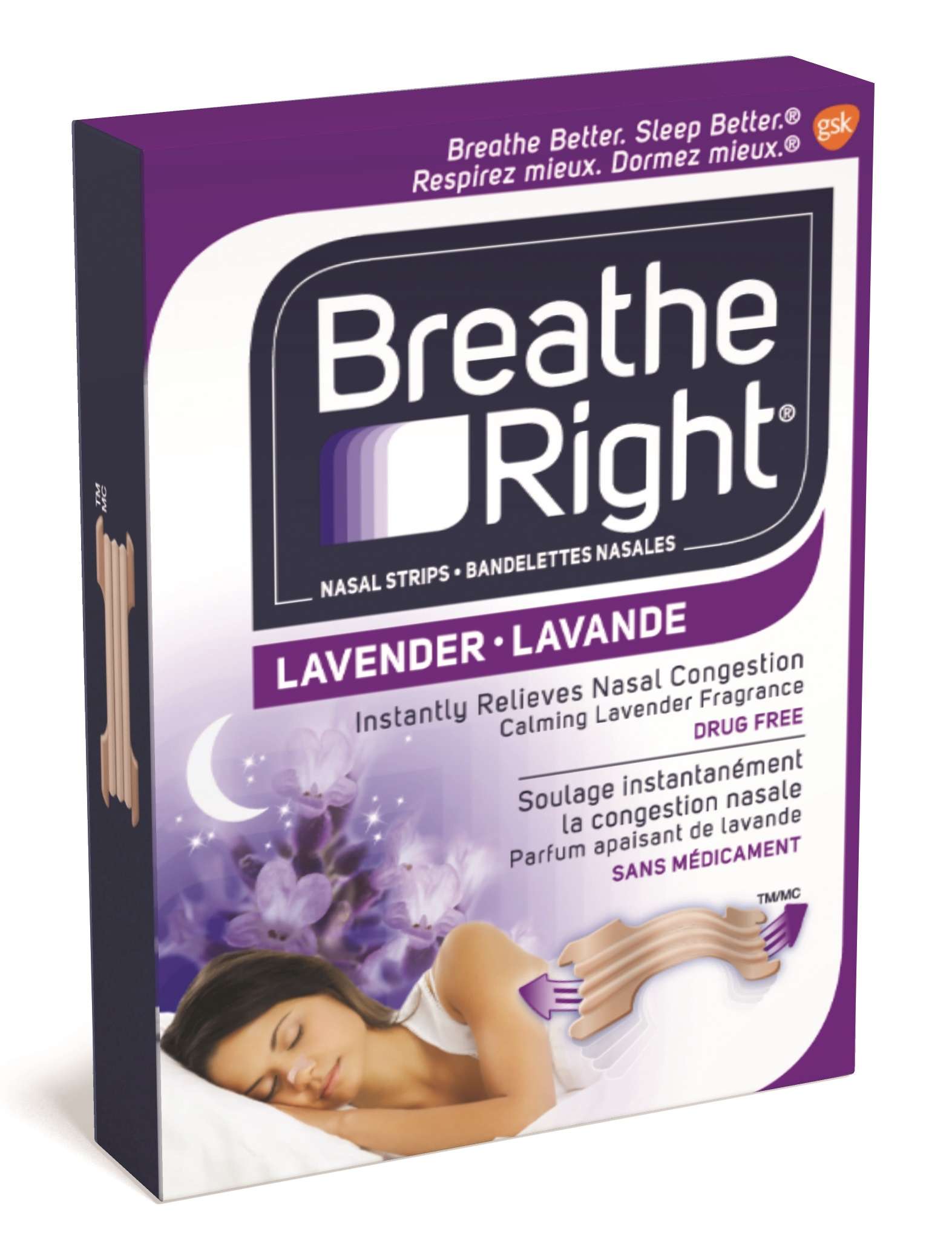 Breathe Right strips relieve nighttime nasal congestion