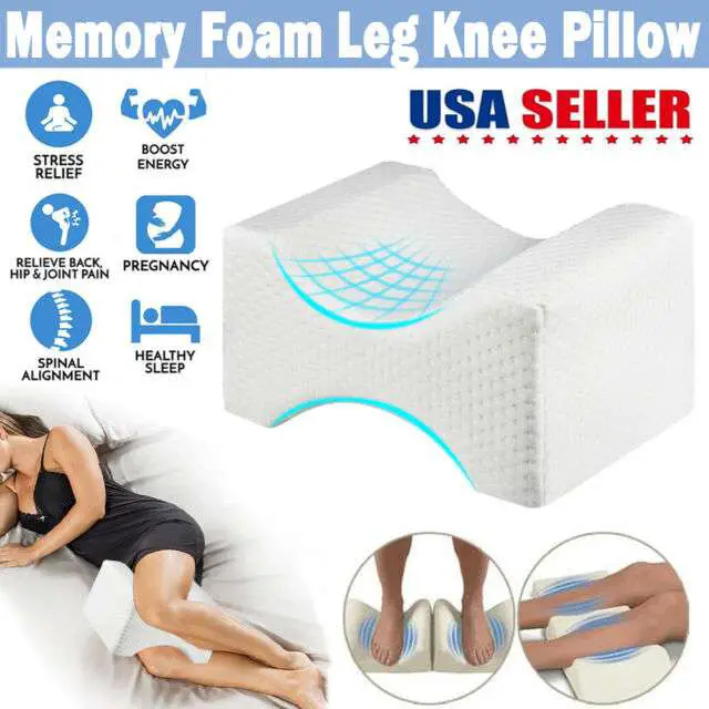 Knee Hip Alignment Memory Foam Leg Pillow Aid Sleep ...