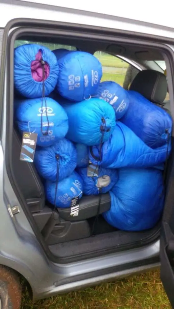 T in the Park goers give sleeping bags to homeless charity ...