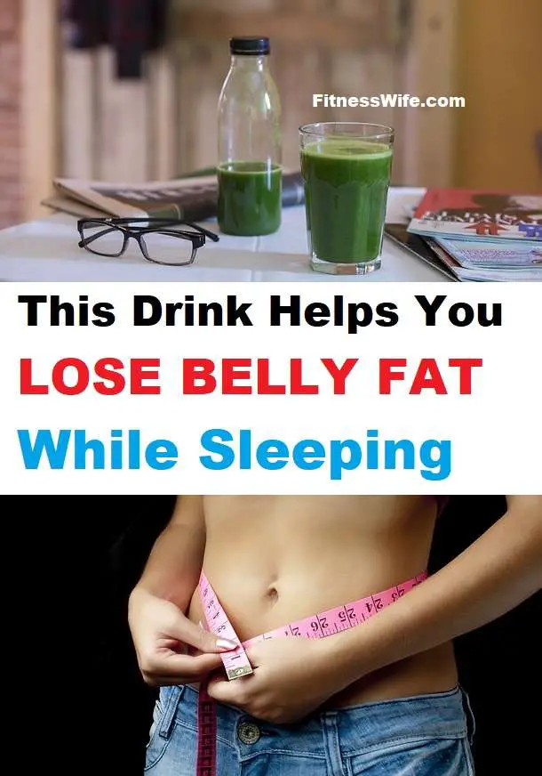This Drink Helps You Lose Belly Fat While Sleeping